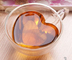 150ml 240ml 300ml Heart Shaped High Borosilicate Milk Mugs Tea Mugs Insulated Double Wall Glass Coffee Cup