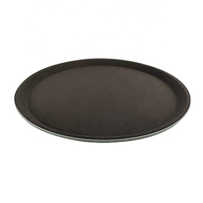 18*26inch Nonslip Rectangle Plastic Tray Large Recycled Plastic Plates Rubber Serving Tray For Hotel