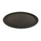 18 Inch Nonslip Round Plastic Tray Large Recycled Plates Rubber Serving Tray For Bar