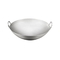 50*14cm Commercial Kitchenware Cookware Non Stick Carbon Steel Chinese Big Double Ear Wok Burner For Restaurants