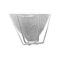 8/10 Inch Commercial Strengthening Rid Colander Mesh Filter Stainless Steel Strainer Notch Wire Filter