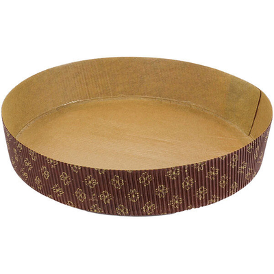 Brown Gold Short Kraft Paper Baking Mold Rk Bakeware 2.88 Lb