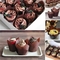 Brown Greaseproof Paper Baking Mold Cupcake Muffin Liner Tulip Cup Wood Pulp