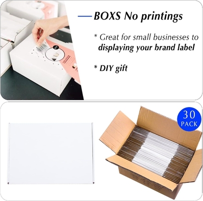 Corrugated White Cake Baking Box Mold Collapsible Paper 32 ECT