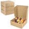 Locking Walls Corrugated Brown Cake Box Heavy Duty Kraft Bakery Box