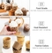 Kraft Jumbo Paper Cake Baking Cup Cupcake Muffin Liners Food Grade