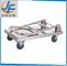 RK Bakeware China Foodservice NSF Foldable Cargo Transport Platform Bakery Rack Warehouse Trolley Cart
