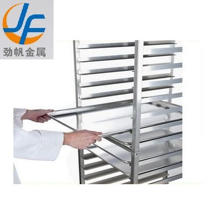 RK Bakeware China Foodservice NSF 15 Tiers Revent Oven Stainless Steel Baking Tray Trolley