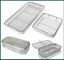 Medical Grade Stainless Steel Mesh Tray With Drop Handles For Washing Or Sterilization