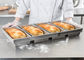 4 Strap Glazed Stainless Steel U Bolts Bread Loaf Pan - 12&quot; X 5&quot; X 3 1/2&quot;