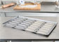 24 Mold Aluminum Cupcake Trays / Aluminized Steel Individual Hot Dog Bun Pan