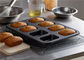RK Bakeware China Foodservice NSF 8 Compartment Aluminum Pullman Loaf Pan Mini Bread Loaf Pan