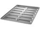 RK Bakeware China Foodservice NSF 10 Molds Glazed Aluminized Steel Hoagie Bun Pan Tray