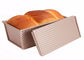 RK Bakeware China Foodservice NSF Gold Nonstick Aluminum Loaf Pans Corrugated Loaf Pan Bread Tin Loaf Bread Pan
