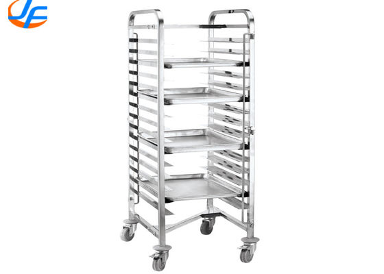 RK Bakeware China Foodservice NSF Custom Flatpack Design Revent Oven Rack Stainless Steel Baking Tray Trolley