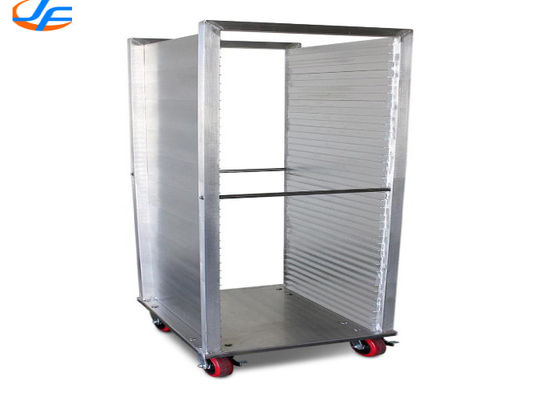 RK Bakeware China Foodservice NSF Custom  304 Stainless Steel Heavy Duty Oven Rack Baking Trolley