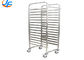 Commercial Tray Rack Bakery Trolley Stainless Steel Single Line &amp; Double Line