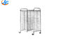 RK Bakeware China Foodservice NSF 800 600 Stainless Steel  Commercial Baking Tray Oven Rack Bakery Trolley