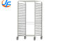 20 × 600 × 400 Mm Baking Tray Trolley , Gastronorm Trolley In High Version