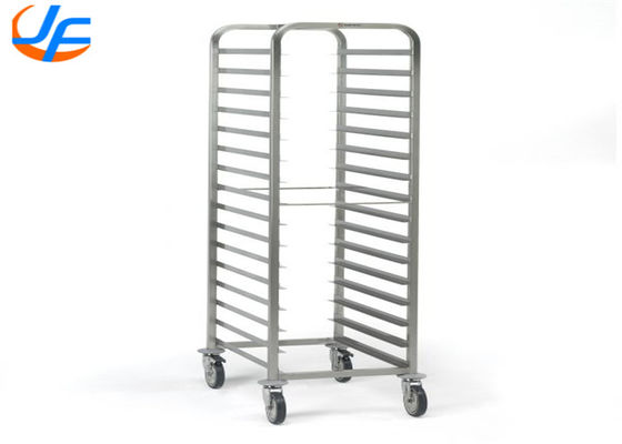 RK Bakeware China Foodservice NSF Custom Stainless Steel Oven Baking Tray Trolley Double Oven Rack