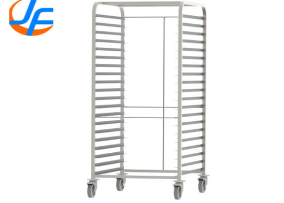 RK Bakeware China Foodservice NSF Custom Stainless Steel Oven Baking Tray Trolley Double Oven Rack