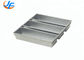 RK Bakeware China-Aluminumized Steel 3 Straps Rye Mackies Bread Pan Glazed