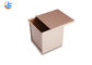 RK Bakeware China Foodservice NSF Large Capacity Baking Pullman Pan Toast Box With Cover Pullman Bread Pan
