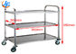 RK Bakeware China Foodservice NSF 3 Tier Stainless Steel Serving Cart Stainless Steel Material Distribution Cart