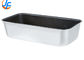 Non Stick Aluminum Pullman Loaf Pan / Baking Bread Mini Loaf Pan 9 X 4 X 4 Inches