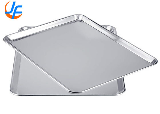 RK Bakeware China 400x600mm Aluminium Baking Tray , Aluminium Bread Cookie Sheet Pan Baking Tray