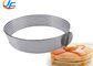 RK Bakeware China Foodservice NSF Aluminum Cake Mould , Round Mousse Ring Cake Cutter Circle Cake Ring