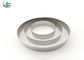 Birthday Cake Baking Mold , Stainless Steel 3 Sizes Rings Round Molding Mousse