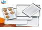 RK Bakeware China- Aluminum Bakery Baking Tray / Telfon Non Stick Coated Baking Tray For Wholesale Bakeries