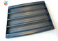 RK Bakeware China Foodservice 5 Rows Aluminum Nonstick Perforated Baguette Tray