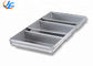 RK Bakeware China- 4 Straps Nonstick Aluminum Loaf Pans/ Aluminumized Bread Pan