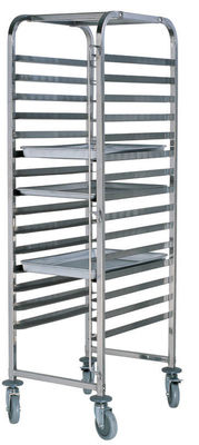 RK Bakeware China-Z Frame Nesting Stainless Steel Baking Trolley Double Oven Rack For Wholesale Bakeries