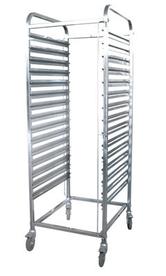 RK Bakeware China-Z Frame Nesting Stainless Steel Baking Trolley Double Oven Rack For Wholesale Bakeries