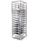 RK Bakeware China-Z Frame Nesting Stainless Steel Baking Trolley Double Oven Rack For Wholesale Bakeries
