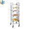 RK Bakeware China- Aluminum Commercial Baking Tray Trolley / 32 Trays Stainless Steel Baking Trolley Rack