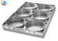 RK Bakeware China Foodservice Chicago Metallic 6 Straps Aluminum Round Cheese Cake Pan Glazed