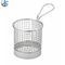 Durable Stainless Steel Fry Basket , Mesh Deep Fat Fryer French Fries Holder Basket