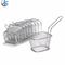 RK Bakeware China Foodservice NSF Wire Mesh Deep Fat Fry Basket / Stainless Steel Square French Fry Basket