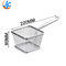 Metal Food Service Metal Fabrication Stainless Steel Wire Mesh French Fries Fry Holder Basket