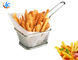 Mini Metal Stainless Steel Wire Mesh French Fries Fry Holder Basket For Potato Chips