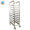 RK Bakeware China-Nesting Commercial Stainless Steel Trolley Rack / Customized Baking Rack For Industrial Bakeries