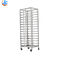 RK Bakeware China-32 Trays Double Oven Rack Baking Tray Trolley / 304 Stainless Steel Baking Bread Trolley Rack