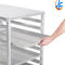 RK Bakeware China-6 Pan End Load Undercounter Work Top Sheet / Bun Pan Rack with Side Channels