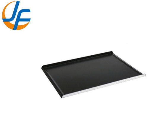 RK Bakeware China Foodservice Australia Bakery Use 16 Inch 3 Sides Telfon Nonstick Aluminum Baking Trays