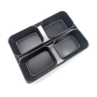 RK Bakeware China Foodservice NSF 600g Nonstick 4 Straps Farmhouse White Sandwich Bread Loaf Pan