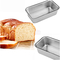 RK Bakeware China Foodservice NSF 600g Nonstick 4 Straps Farmhouse White Sandwich Bread Loaf Pan